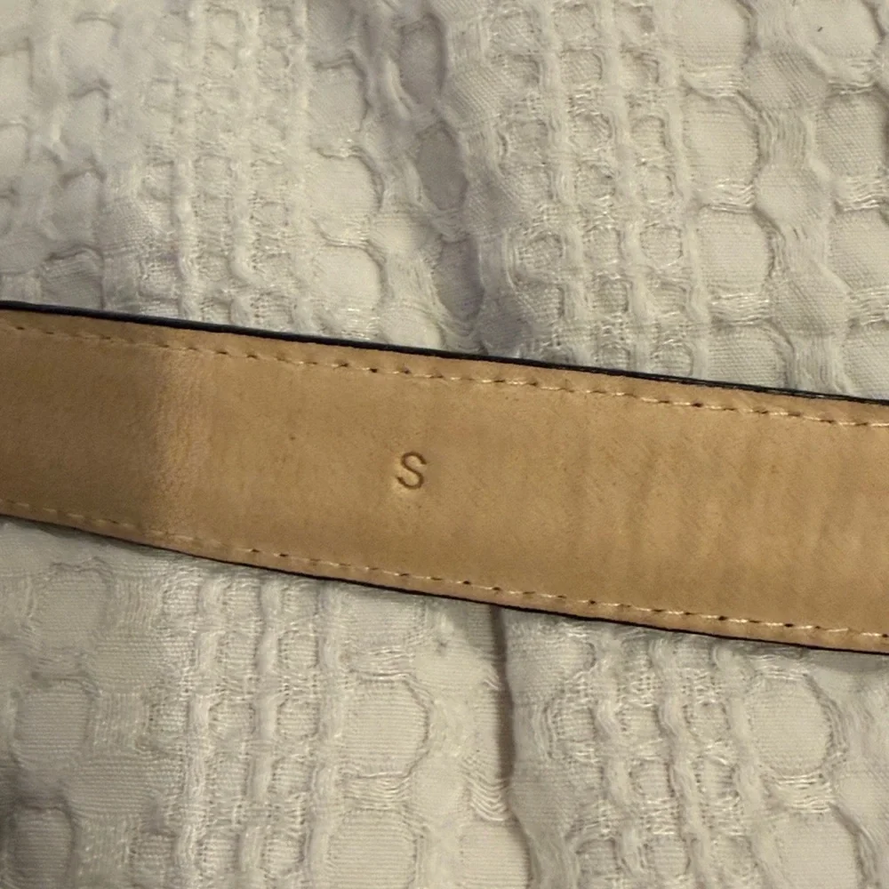 Talbots Brown Leather Belt Size S (B1)